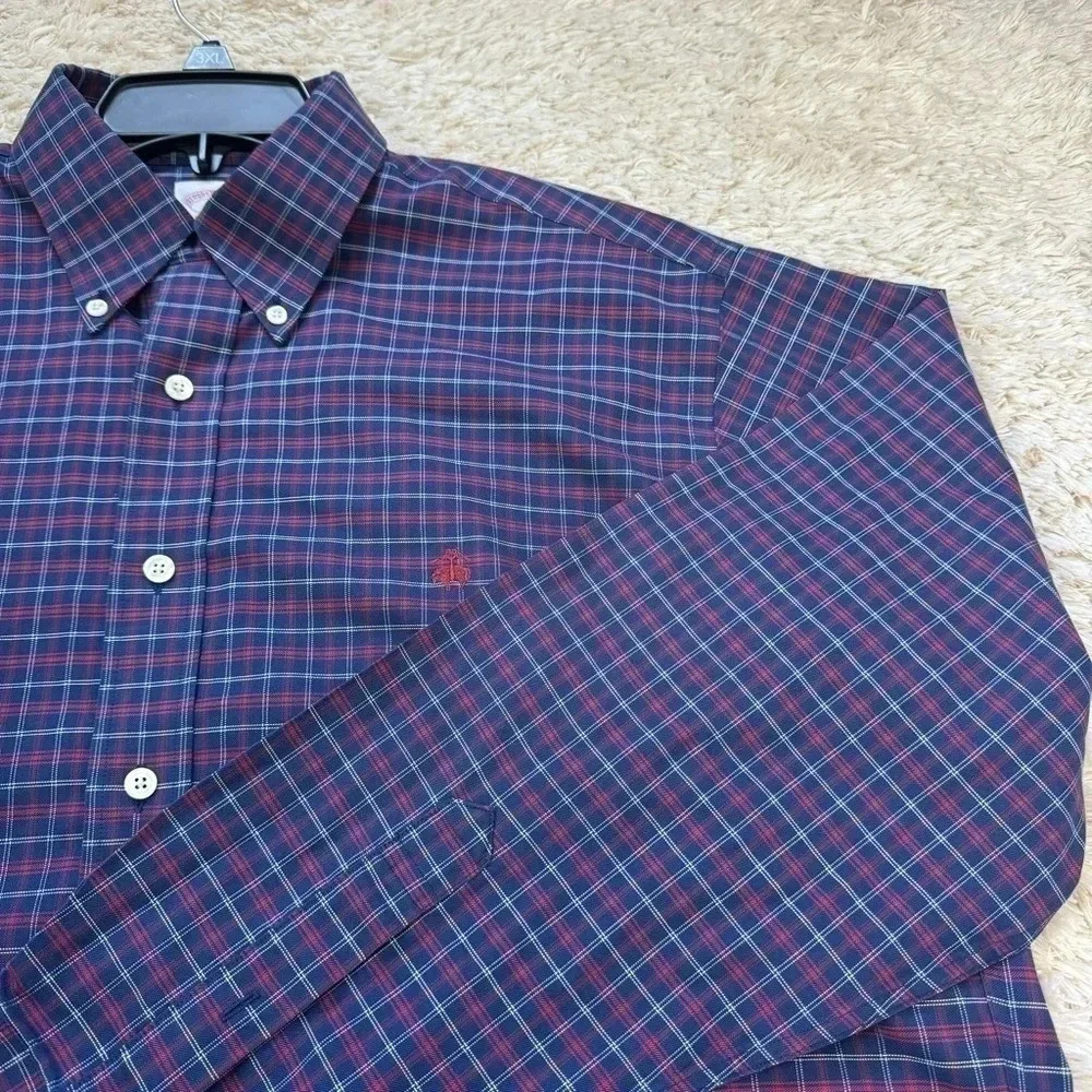 Brooks Brothers 346 Mens Button down shirt size Large